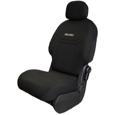Ημικαλυμματα Καθισματων Bucket Recaro Μαυρα Με Υποδοχη Προσκεφαλου Με Velcro Και Προσκεφαλα (2 Τεμ.)