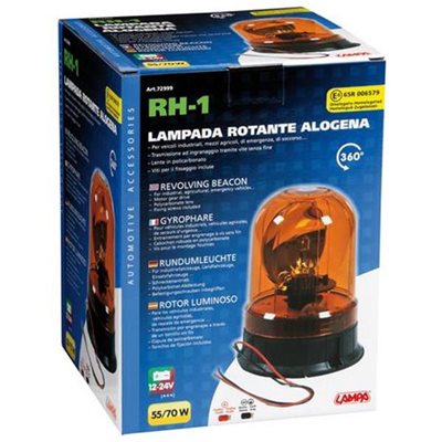 Φάρος RH-1 12V/24V Βιδωτός Πορτοκαλί 130X195mm Lampa L7299.9