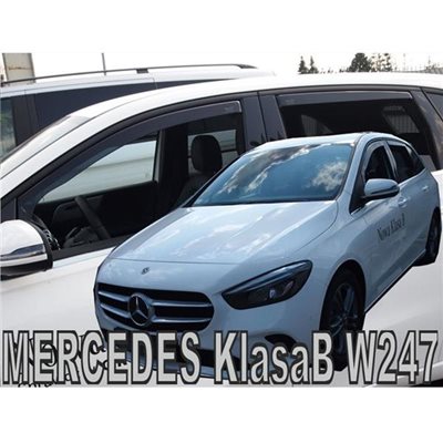 Heko Mercedes B-klas W247 5d 2019+ Σετ Ανεμοθραυστες Αυτοκινητου Απο Ευκαμπτο Φιμε Πλαστικο Heko - 4 Τεμ. ΑΝΕΜ.SET23614