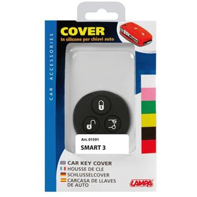 Lampa Smart Type-3 Καλυμμα Κλειδιων Σιλικονης Μαυρο Χρωμα 1τεμ. L0159.1