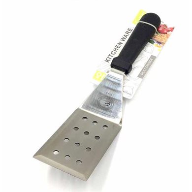 Σπάτουλα με Τρύπες Inox με Πλαστική Λαβή Home&Style 735011-120/12