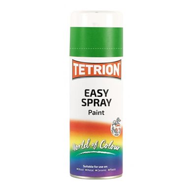 Χρωμα Σε Σπρευ Πρασινο Tetrion Easy Spray Mid Green Πολλαπλων Χρησεων 400ml