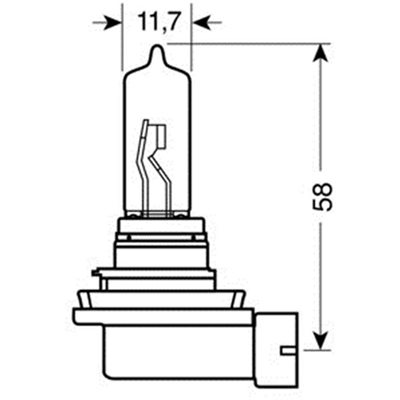 H9 12V/65W Pgj19-5 Αλογόνου Lampa L5795.1 1τμχ