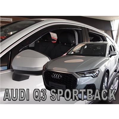 Heko Audi Q3 5d Sportback 2020+ Σετ Ανεμοθραυστες Αυτοκινητου Απο Ευκαμπτο Φιμε Πλαστικο Heko - 4 Τεμ. ΑΝΕΜ.SET10275