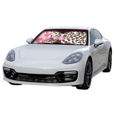 Εσωτερική Ηλιοπροστασία Παρμπρίζ Premium Flower Leopard 68x147cm Lampa L6686.7