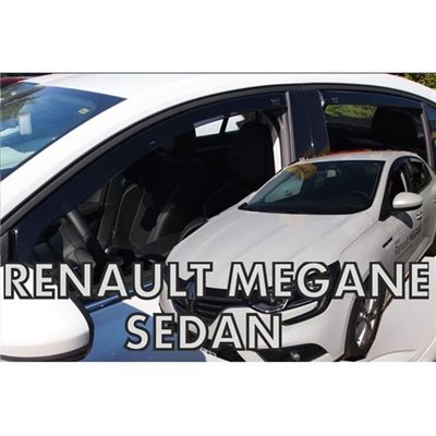 Ανεμοθραύστες Renault Megane IV Grand Coupe 4D Sedan 2017+ 4τμχ Heko ΑΝΕΜ.SET27008