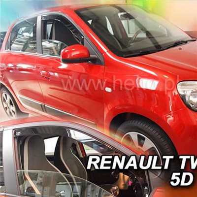 Heko Renault Twingo 5d 2014+ Ζευγαρι Ανεμοθραυστες Απο Ευκαμπτο Φιμε Πλαστικο Heko - 2 Τεμ. ΑΝΕΜ.27190