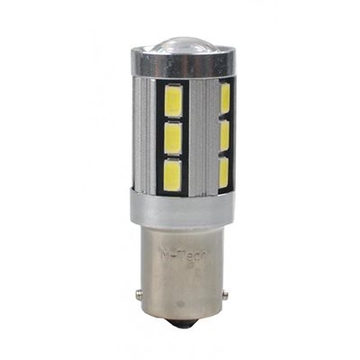 P21W 12V Ba15S Led 18xSMD5730 Premium Λευκό Μονοπολικό 2τμχ M-Tech LB355W/MT