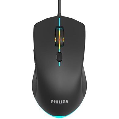Philips Ενσύρματο Gaming Ποντίκι SPK9404, 2400dpi, 6 Πλήκτρα, Μαύρο
