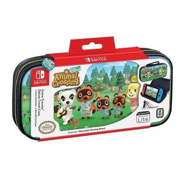 Big Ben Official Travel Case Animal Crossing Grey - Nintendo Switch Accessory