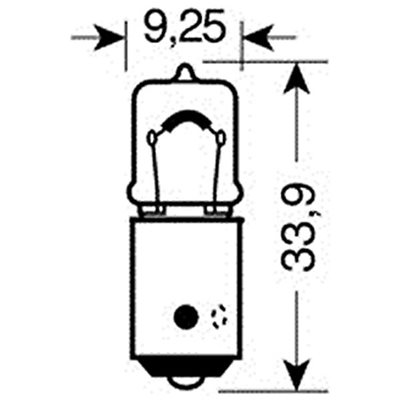 Λάμπα Αλογόνου 12V/6W Bax9S Lampa L5812.8 2τμχ