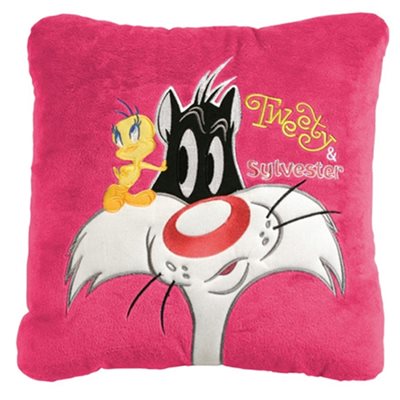 Μαξιλαράκι Αυτοκινήτου Tweety & Sylvester Lampa L5330.5 Ροζ