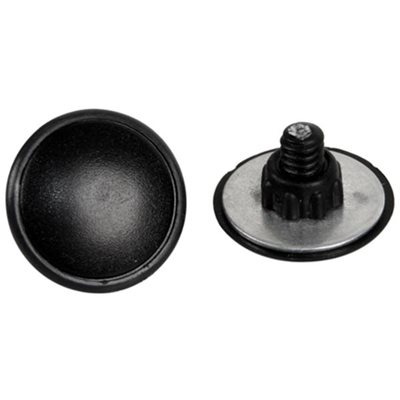 Τάπες Κεραίας Μαύρες 29mm 2τμχ Lampa L6565.8