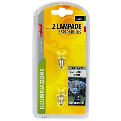 Σετ Λαμπάκια Ποδηλάτου 6V-2.4W Lampa 9358.3-LB 2τμχ