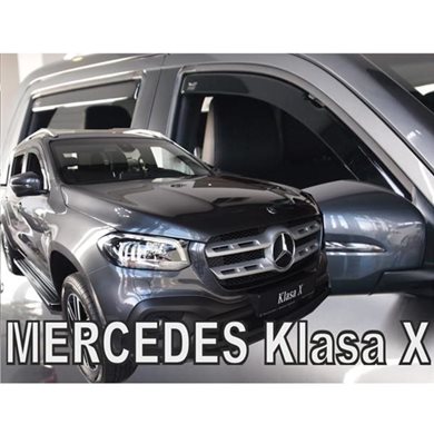 Heko Mercedes X-klas W470 4d 2017+ Σετ Ανεμοθραυστες Αυτοκινητου Απο Ευκαμπτο Φιμε Πλαστικο Heko - 4 Τεμ. ΑΝΕΜ.SET23611