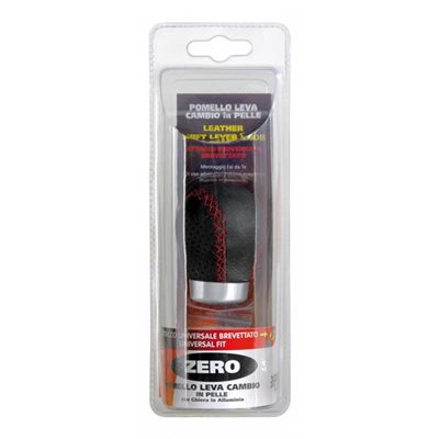 Λεβιές Ταχυτήτων Zero Μαύρο με Κόκκινες Ραφές Lampa L0025.6