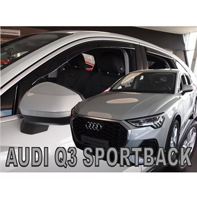 Heko Audi Q3 5d Sportback 2020+ Σετ Ανεμοθραυστες Αυτοκινητου Απο Ευκαμπτο Φιμε Πλαστικο Heko - 4 Τεμ. ΑΝΕΜ.SET10275