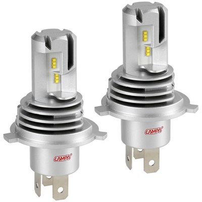 H4 Λαμπα 9-32v 6.500k 5.000lm 50w P43t Halo Led Serie 8 Halo-killer 12led Zes Led Kit - 2 Τεμ.