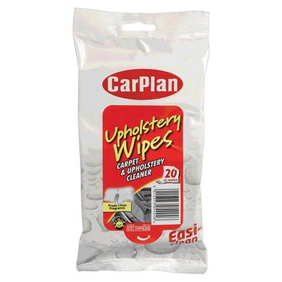 Πανάκια Καθαρισμού Ταπετσαρίας Upholstery Wipes CarPlan CP-IVP020 20τμχ