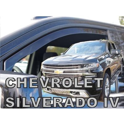 Heko Chevrolet Silverado 4d 2019+ Ζευγαρι Ανεμοθραυστες Απο Ευκαμπτο Φιμε Πλαστικο Heko - 2 Τεμ. ΑΝΕΜ.10550