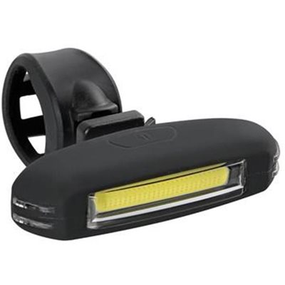 Φως Εμπρός Ποδηλάτου Cob Led Μαύρο 3 Χρήσεων με USB Lampa 9355.9-LB