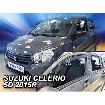 Heko Suzuki Celerio 5d 2015+ Σετ Ανεμοθραυστες Αυτοκινητου Απο Ευκαμπτο Φιμε Πλαστικο Heko - 4 Τεμ. ΑΝΕΜ.SET28647