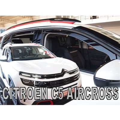 Heko Citroen C5 Aircross 5d 2019+ Σετ Ανεμοθραυστες Αυτοκινητου Απο Ευκαμπτο Φιμε Πλαστικο Heko - 4 Τεμ. ΑΝΕΜ.SET12272