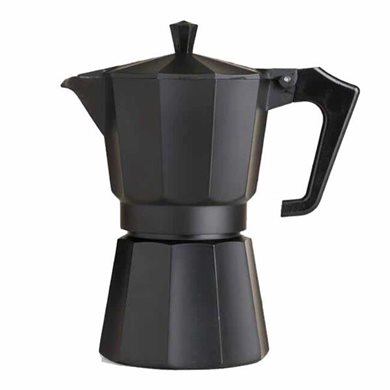 Μηχανή Espresso Μαύρη Αλουμινίου για 1 Φλυτζάνι Home&Style 7355011-60