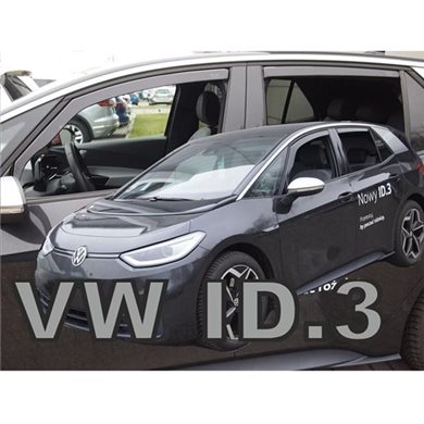 Heko Vw Id.3 5d 2020+ - Σετ Ανεμοθραυστες Αυτοκινητου Απο Ευκαμπτο Φιμε Πλαστικο Heko - 4 Τεμ. ΑΝΕΜ.SET31022