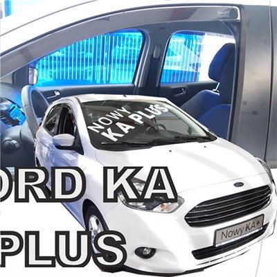 Heko Ford Ka Plus 3 5d 2014+ Ζευγαρι Ανεμοθραυστες Απο Ευκαμπτο Φιμε Πλαστικο Heko - 2 Τεμ. ΑΝΕΜ.15327