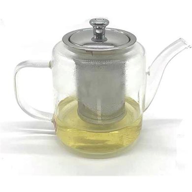 Τσαγιερό Γυάλινο με Βουρτσάκι 800ml Home&Style 735332800-36