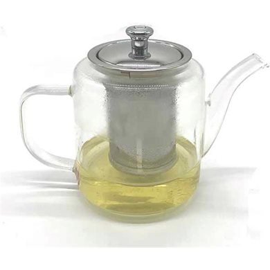 Τσαγιερό Γυάλινο με Βουρτσάκι 800ml Home&Style 735332800-36