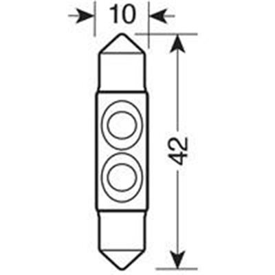 Λαμπάκι Power 2 1SMDx2Chips C5-10W Sv8,5 Lampa 5844.9-LM 1τμχ