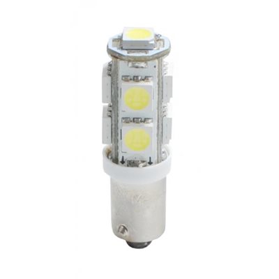 T4W 12V 2,16W Ba9S Μινιόν Led 9xSMD5050 Λευκό 2τμχ M-Tech LB084W/MT