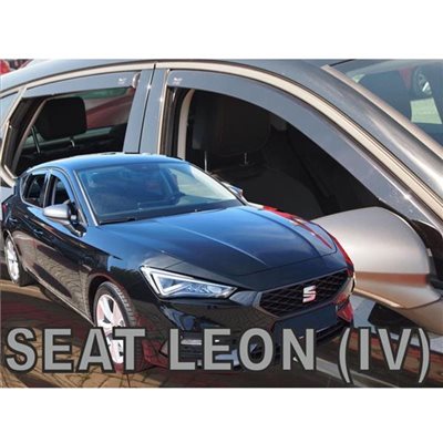 Heko Seat Leon 5d 2020+ Σετ Ανεμοθραυστες Αυτοκινητου Απο Ευκαμπτο Φιμε Πλαστικο Heko - 4 Τεμ. ΑΝΕΜ.SET28259