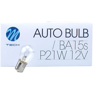 P21W 12V 21W Ba15S S25 Μονοπολικό Standard Αλογόνου 10τμχ M-Tech Z14/MT