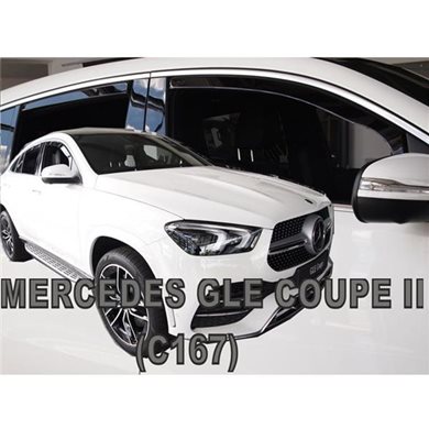 Heko Mercedes Gle Coupe C167 5d 2019+ Σετ Ανεμοθραυστες Αυτοκινητου Απο Ευκαμπτο Φιμε Πλαστικο Heko - 4 Τεμ. ΑΝΕΜ.SET23618