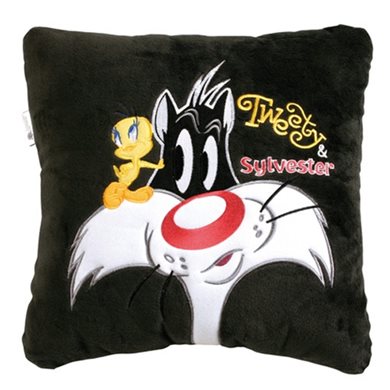 Μαξιλαράκι Αυτοκινήτου Tweety & Sylvester Lampa L5330.7 Μαύρο