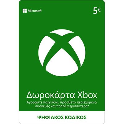 Microsoft Xbox Live 5 EUR Card - Ψηφιακός Κωδικός