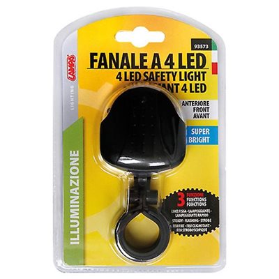 Φανάρι Ποδηλάτου Εμπρός 4 Led Lampa 9357.3-LB