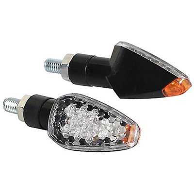 Lampa Tuareg Φλας Led Μοτο 12v (μαυρο - 65 Χ 26 Mm) - 2 Τεμ. 9009.8-LM