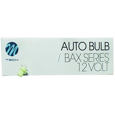 Bax 12V B8,5D 2W Green Standard Αλογόνου 10τμχ M-Tech Z69/MT