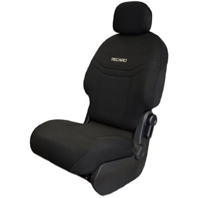Ημικαλυμματα Καθισματων Bucket Recaro Μαυρα Με Υποδοχη Προσκεφαλου Με Velcro Και Προσκεφαλα (2 Τεμ.)