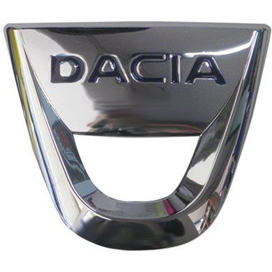 Americat Σήμα Πορτ-μπαγκαζ Κουμπωτό Dacia Σημα Πορτ-παγκαζ Χρωμιου 11,5x10cm ΣΗΜΑ.DACIA2-TR
