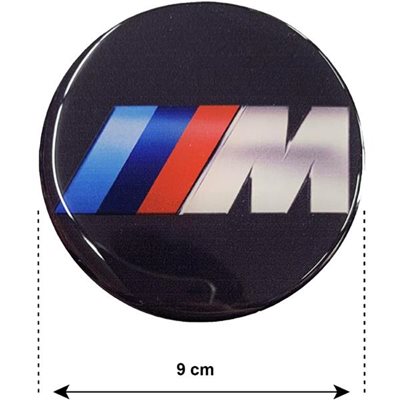 Race Axion M3 (bmw) Αυτοκολλητα Σηματα Ζαντων 9cm Μαυρο Με Επικαλυψη Σμαλτου - 4τεμ. ΑΥΤ.11113