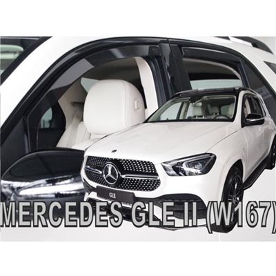 Heko Mercedes Gle W167 5d 2019+ Σετ Ανεμοθραυστες Αυτοκινητου Απο Ευκαμπτο Φιμε Πλαστικο Heko - 4 Τεμ. ΑΝΕΜ.SET23624