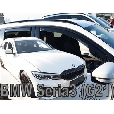 Heko Bmw 3 G21 5d 2019+ Sw Σετ Ανεμοθραυστες Αυτοκινητου Απο Ευκαμπτο Φιμε Πλαστικο Heko - 4 Τεμ. ΑΝΕΜ.SET11184