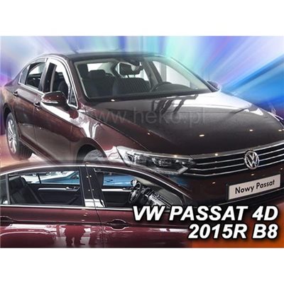 Heko Vw Passat 4d 2014+ Σετ Ανεμοθραυστες Αυτοκινητου Απο Ευκαμπτο Φιμε Πλαστικο Heko - 4 Τεμ. ΑΝΕΜ.SET31002