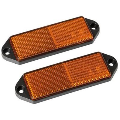 Lampa Αντανακλαστικα Πορτοκαλι Euro-norm 90x35mm 2τεμ L2052.3