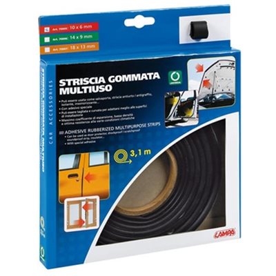 Lampa Προστατευτικο Λαστιχο Πορτας 18χ13 Mm L7000.7